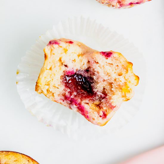 Gluten-Free Raspberry Muffins