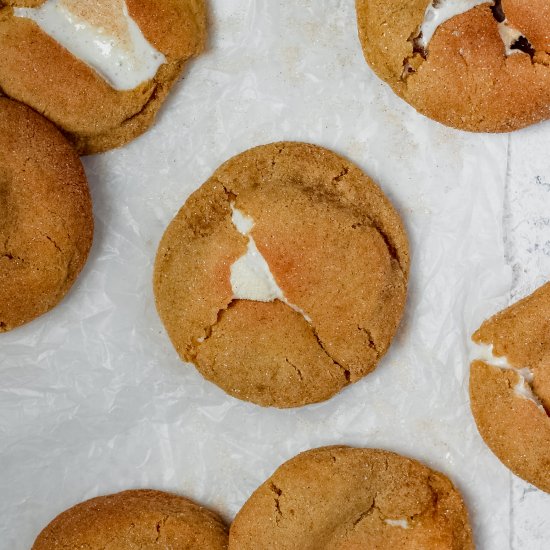 Pumpkin Marshmallow Snickerdoodles