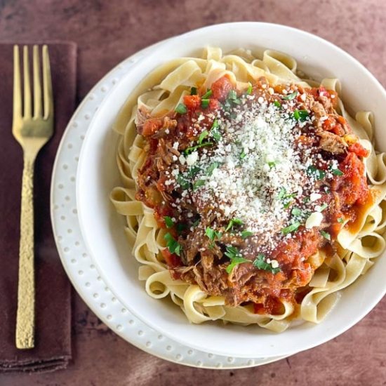 Insta Pot Pork Ragu  GF, Low FODMAP