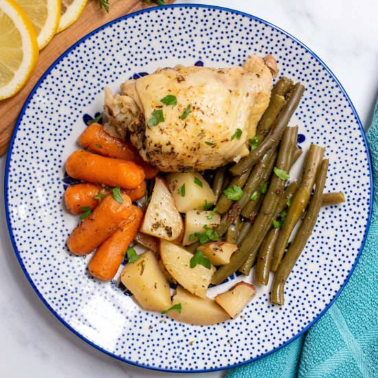 Slow Cooker Chicken and Veggies