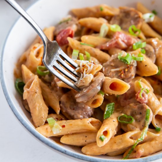 Skillet Sausage Pasta