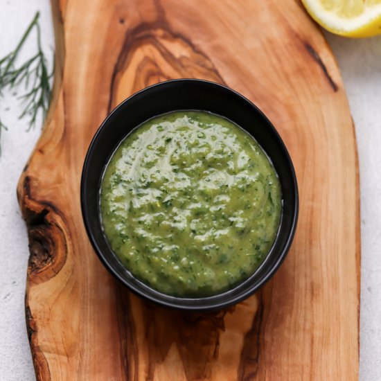 Lemon Herb Tahini Sauce