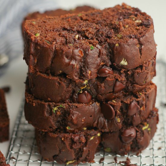 Chocolate Banana Zucchini Bread