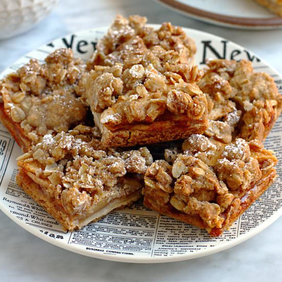 Vegan Apple Pie Bars