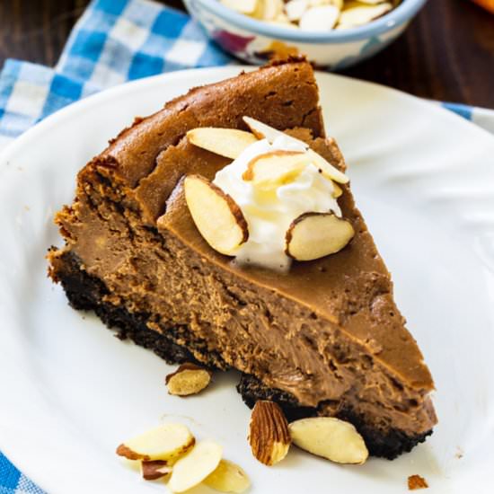 Chocolate Amaretto Cheesecake