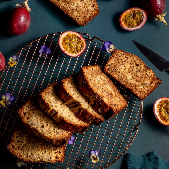 Passion Fruit Banana Bread