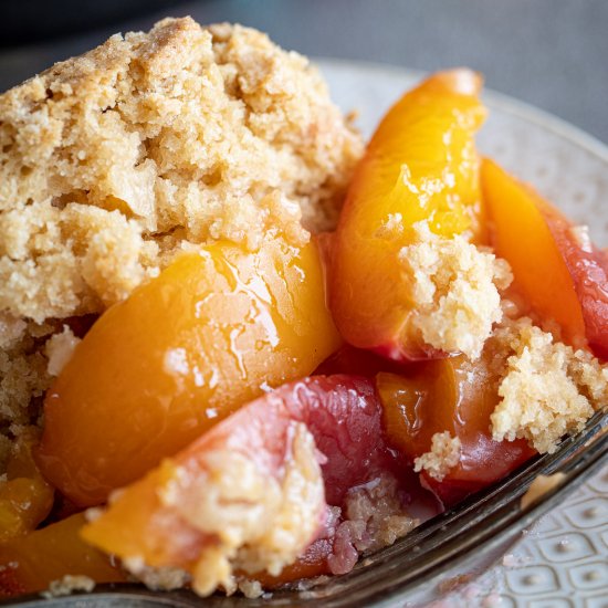 Nectarine Cobbler