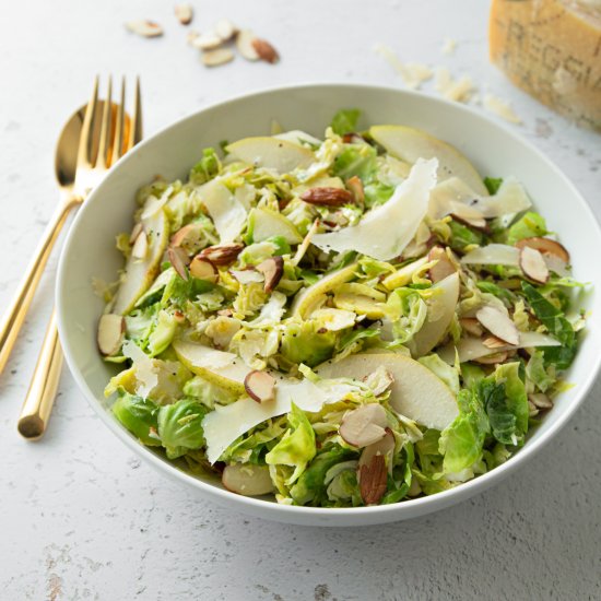 Shredded Brussels Sprouts Salad