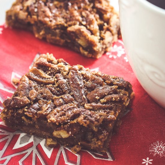 Gluten Free Pecan Squares