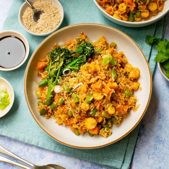 Vegan Kimchi Fried Rice