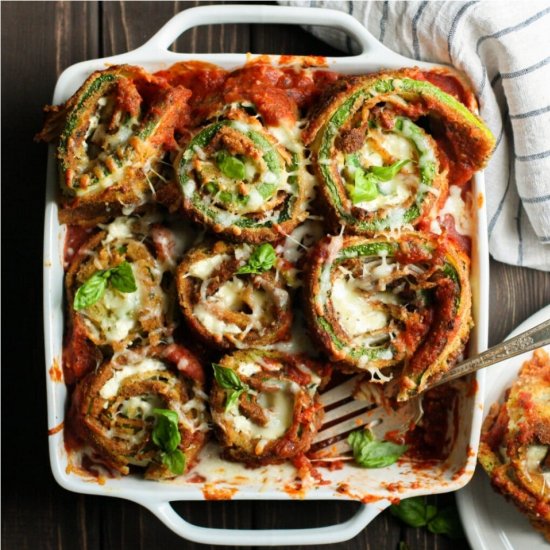 Zucchini Roll Up Casserole