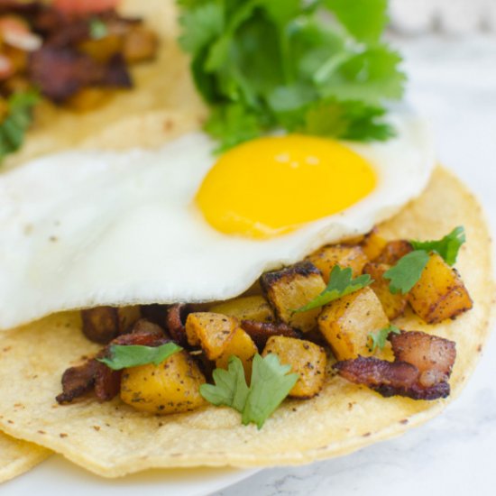 Butternut Squash Breakfast Tacos