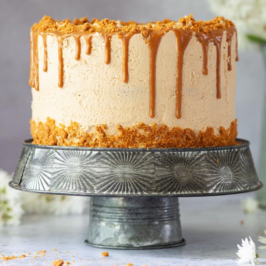 Vegan Biscoff Cake