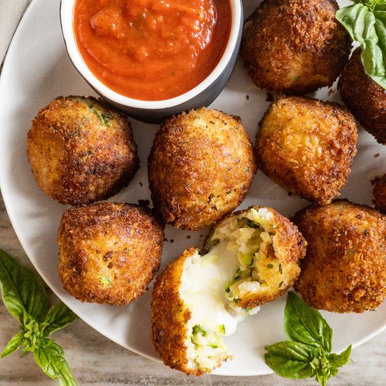 Stuffed Zucchini Arancini