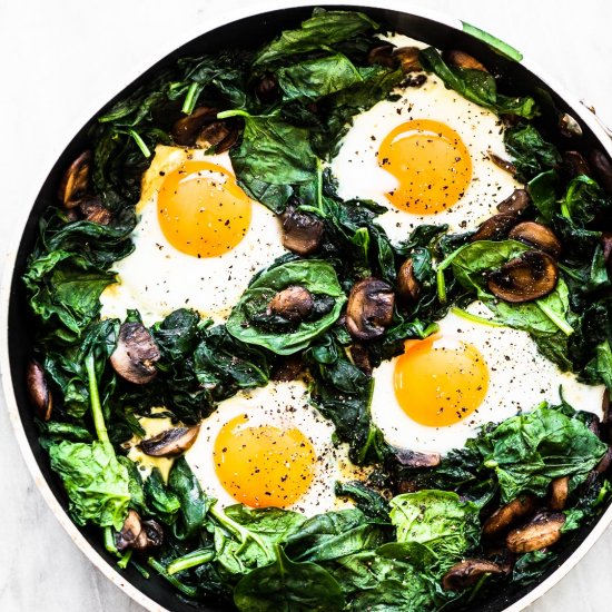 Spinach and Eggs