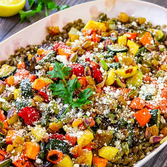 Moroccan Roasted Vegetable Salad