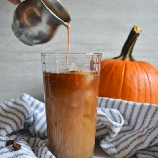 Iced Pumpkin Spice Coffee