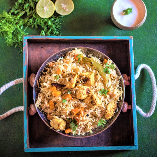 ACHARI PANEER PULAO