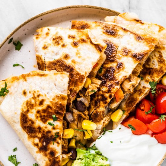 BBQ Chicken Quesadilla