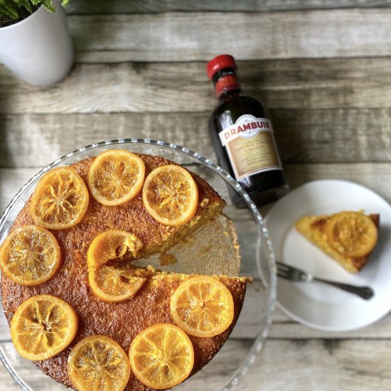 Gluten Free Drambuie Orange Cake