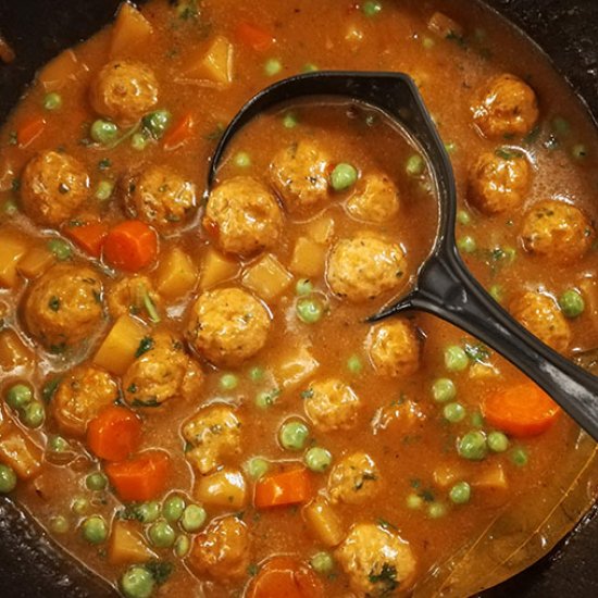 Chicken Meatball Stew