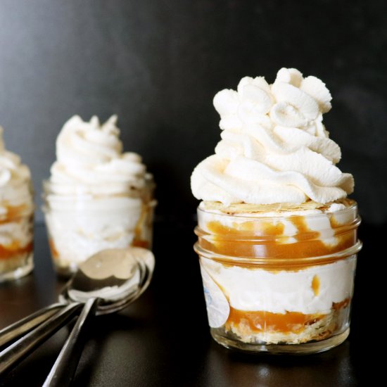 Caramel Mille Feuille in a Jar