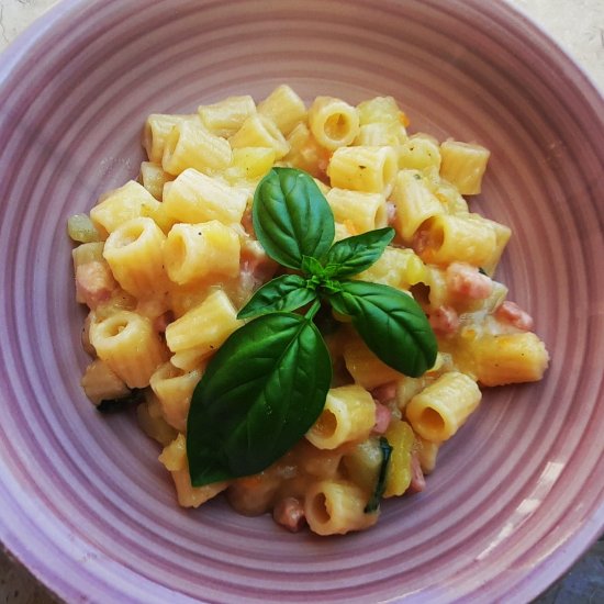 Pasta With Potatoes & Bacon