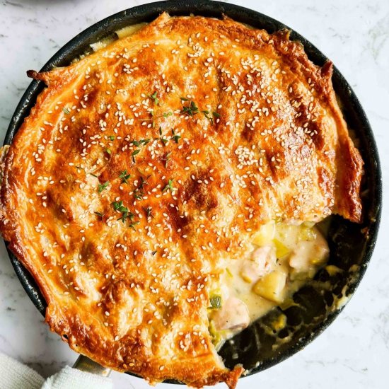 Chicken and Leek Pot Pie