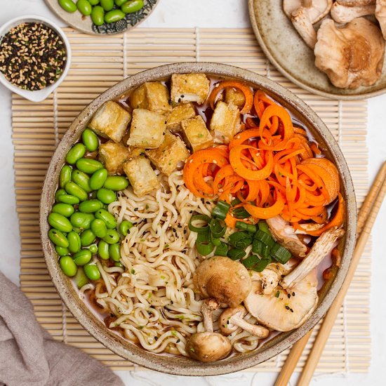 Easy Vegan Miso Ramen