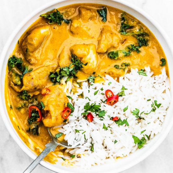 Crockpot Thai Chicken Curry