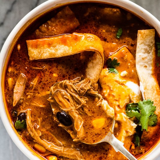 Best Chicken Tortilla Soup