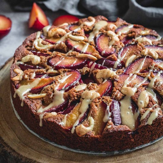 Healthy Plum Cake