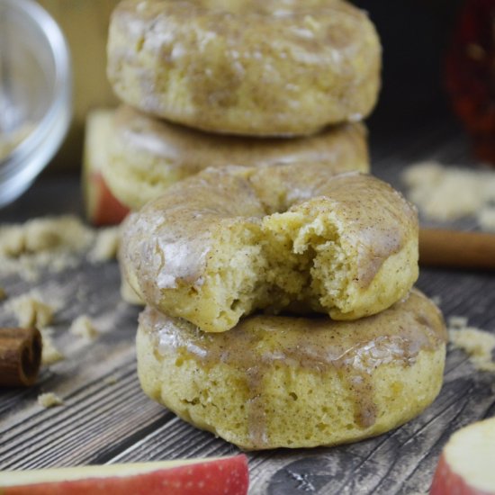 Baked Apple & Brown Sugar Donuts