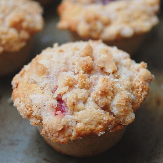 Triple berry muffins (vegan)