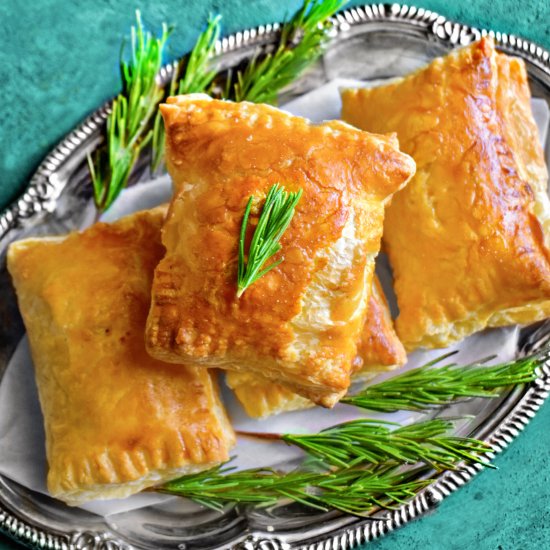 Chicken Keema Puff Pastry Recipe