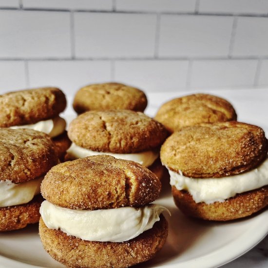 Snickerdoodle Cookie Sandwiches