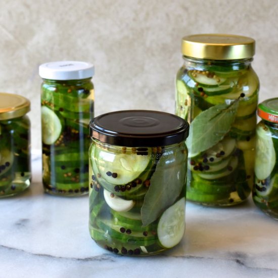 Pickled cucumbers