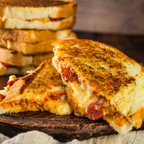 Pizza Grilled Cheese Sandwich