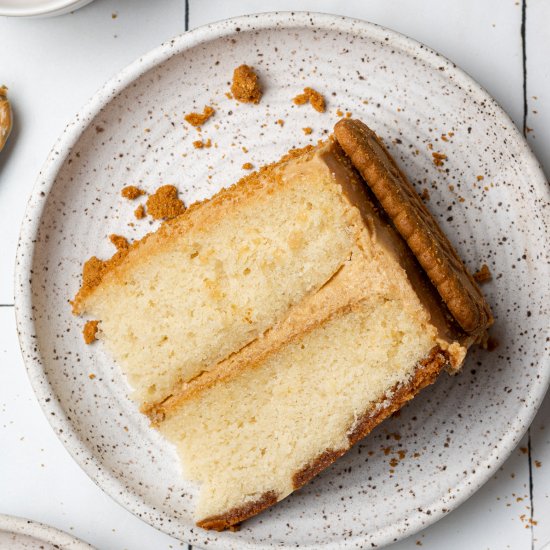 Biscoff Cookie Butter Cake