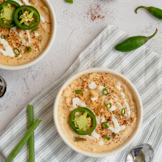 Jalapeño Popper Chicken Soup