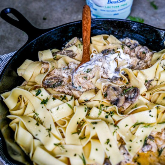 Rotisserie Chicken Stroganoff