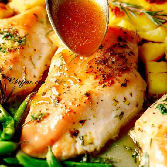 Baked Chicken Breasts and Veggies