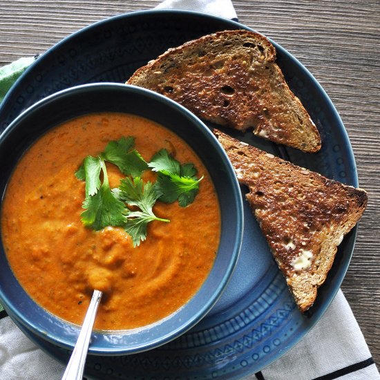 Smoky Roasted Tomato Soup