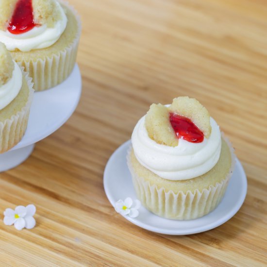 Vegan Vanilla Butterfly Cupcakes