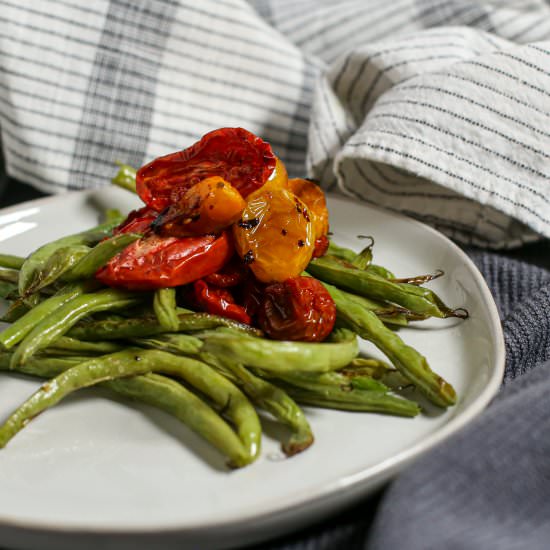 Green Beans with Tomato Confit