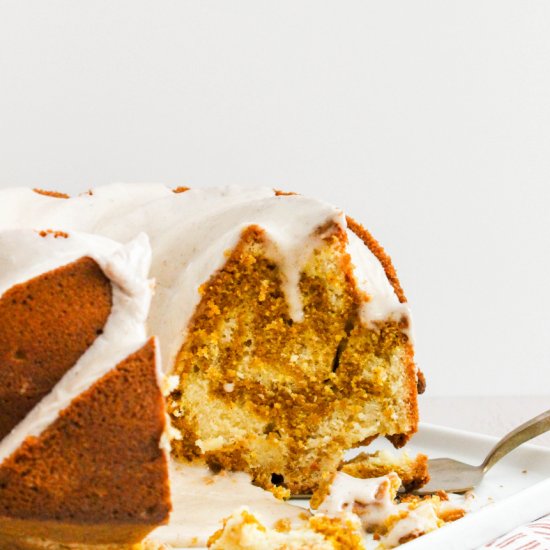 Pumpkin Swirl Cake