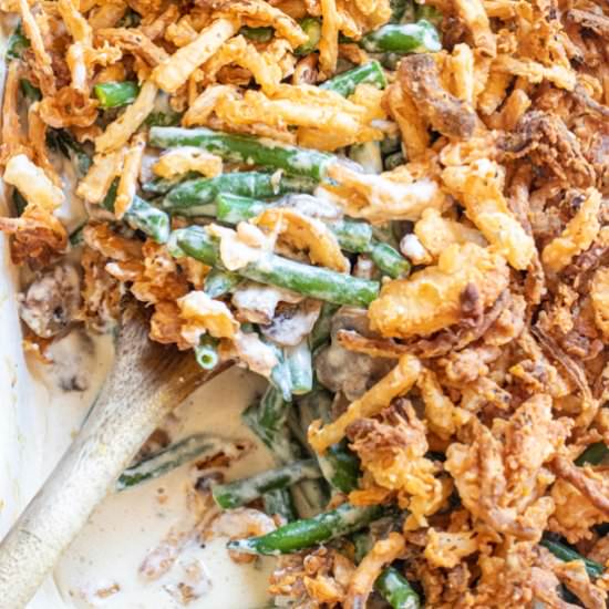 Fresh Green Bean Casserole