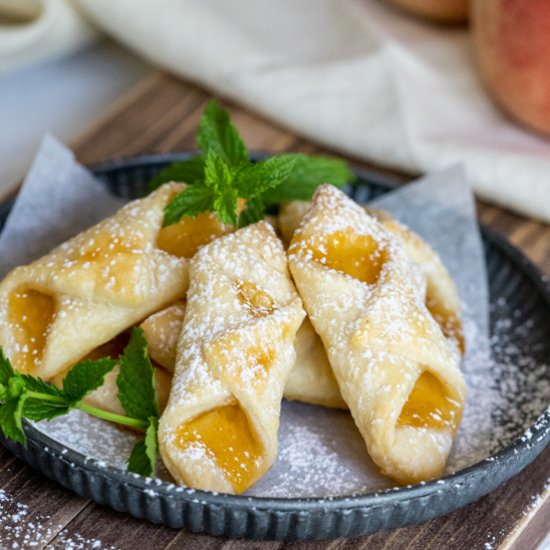 Peach Jam Bow Tie Cookies