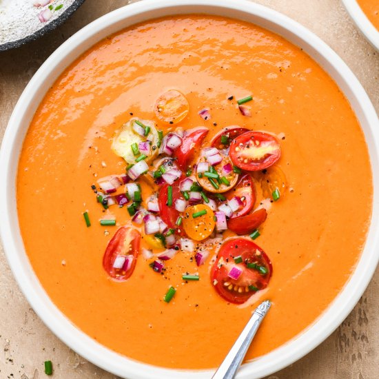 The Best Healthy Gazpacho