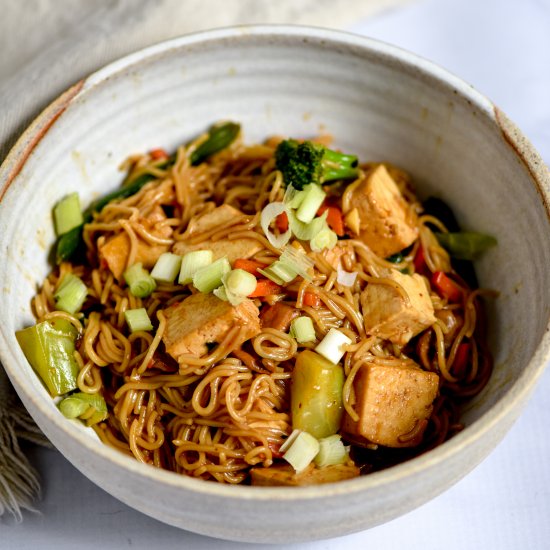 Sesame Garlic Tofu Ramen